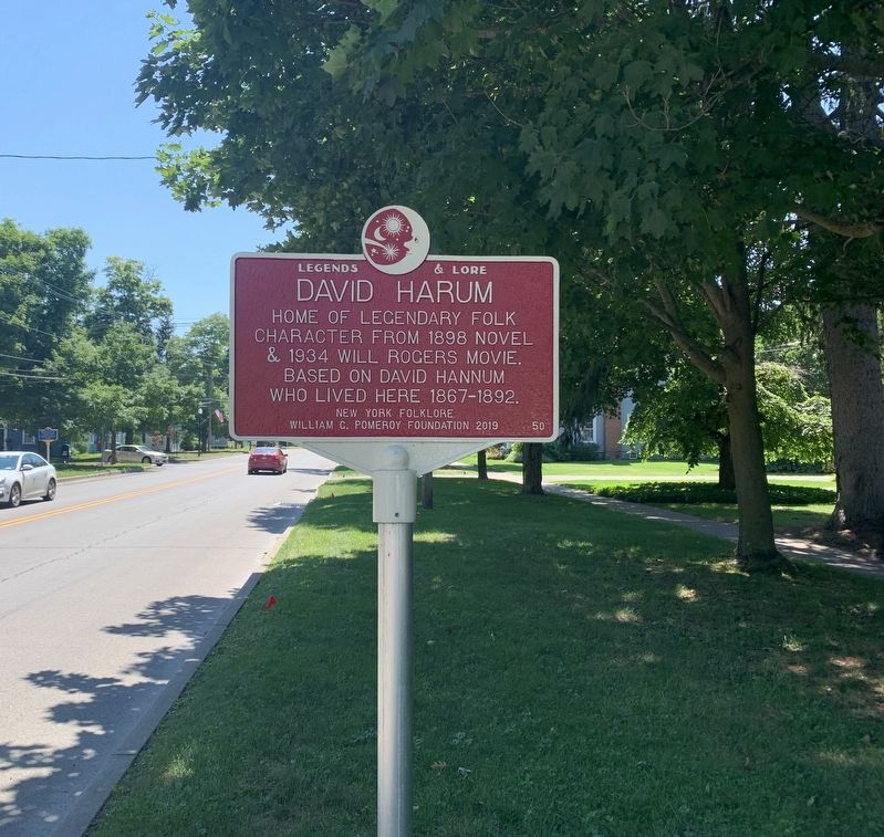David Harum Marker image. Click for full size.