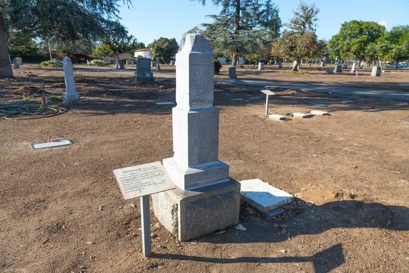 John Guess Sr. Monument and Marker. Click for full size. John Guess Sr. Monument and Marker image. Click for full size.