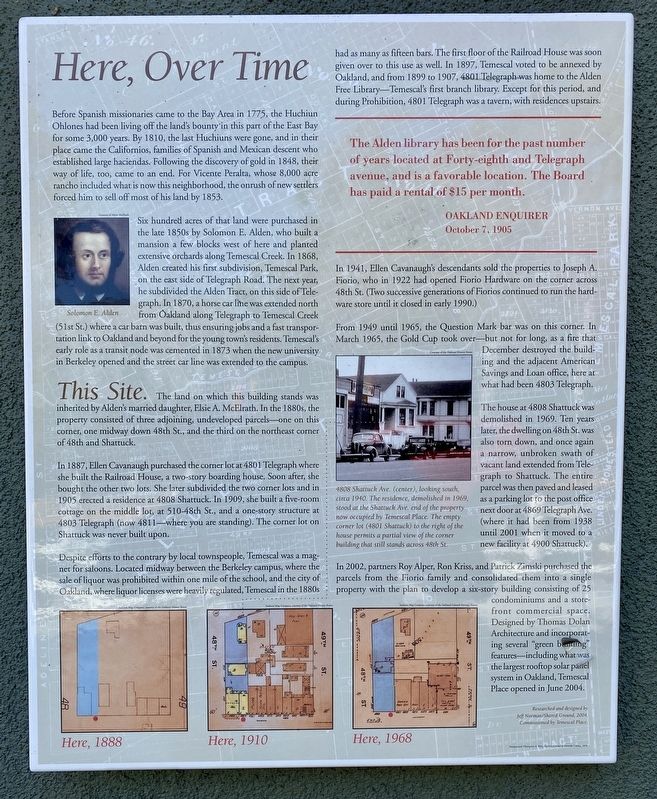 Here, Over Time Marker. Click for full size. Here, Over Time Marker image. Click for full size.