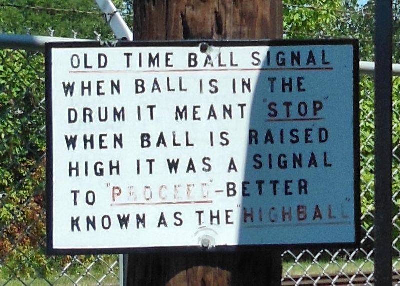 Old Time Ball Signal Marker image. Click for full size.