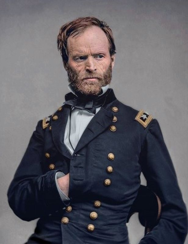 Gen. William T. Sherman, U.S.A. image. Click for full size.