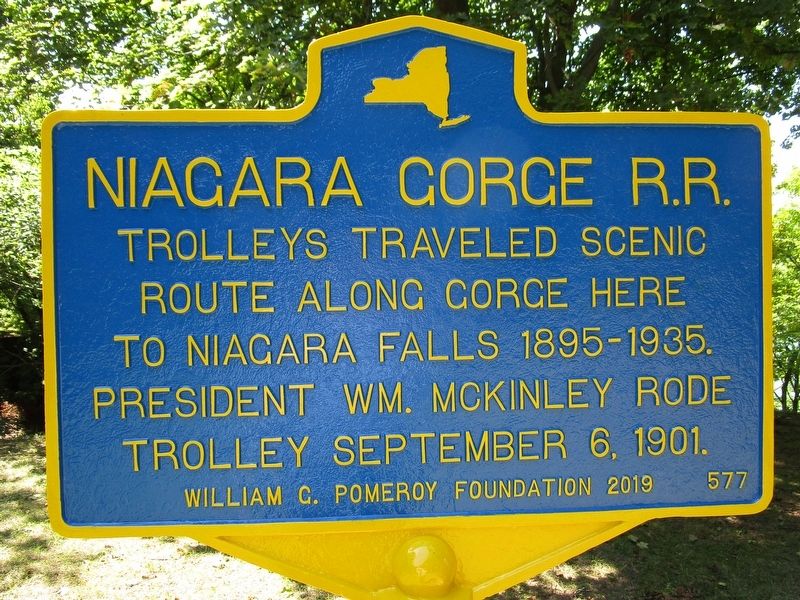 Niagara Gorge R.R. Marker image. Click for full size.