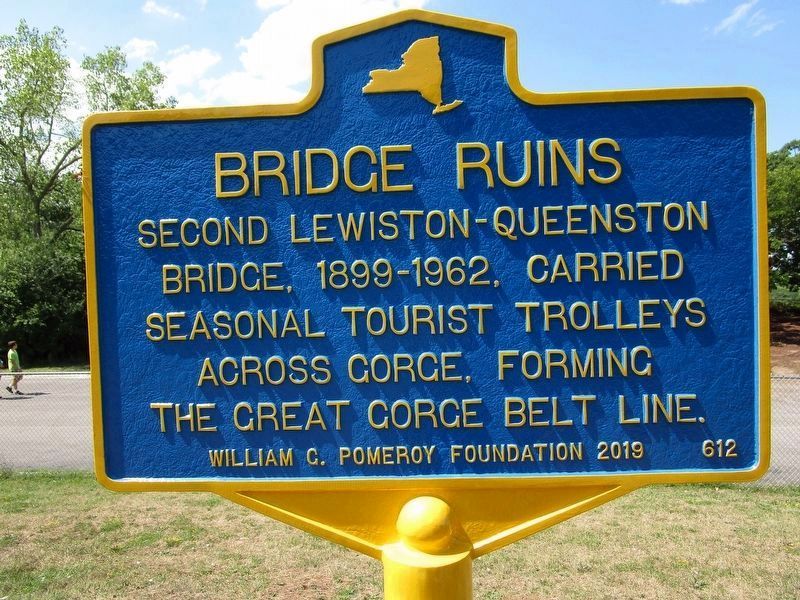 Bridge Ruins Marker. Click for full size. Bridge Ruins Marker image. Click for full size.