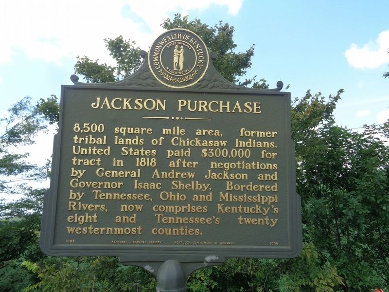 Jackson Purchase Marker image. Click for full size.