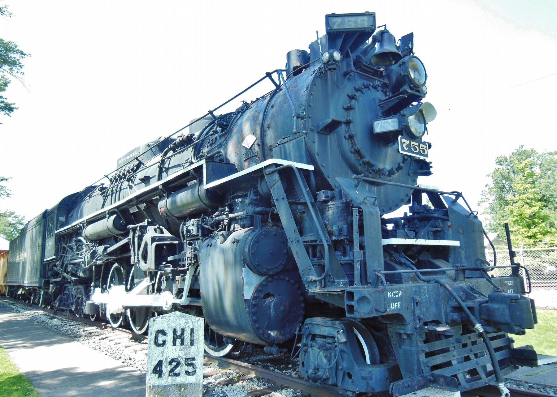 Nickel Plate Road Berkshire Locomotive No. 755 image. Click for full size.