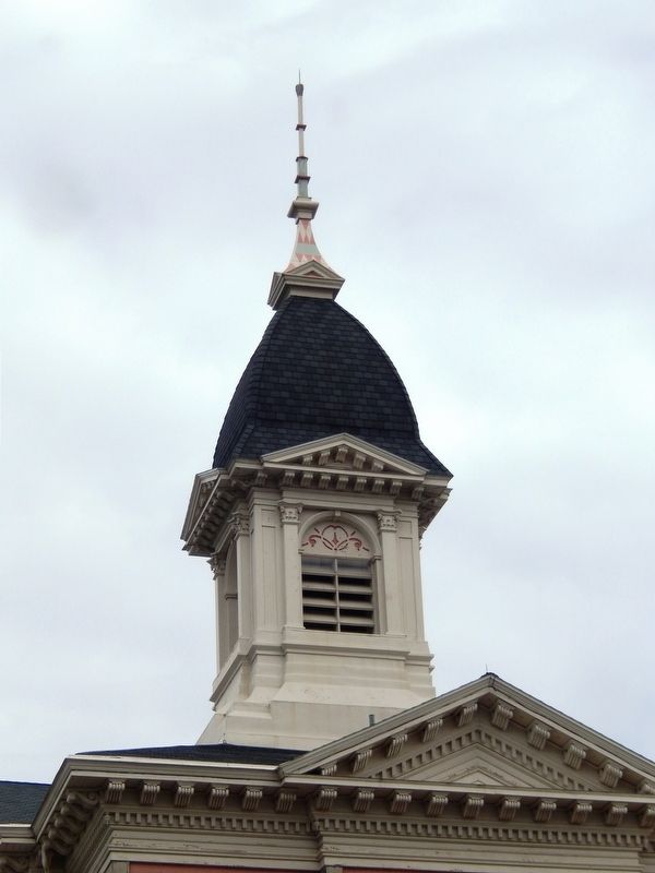 Menominee County Courthouse Bell Tower image. Click for full size.