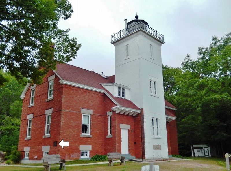 40 Mile Point Lighthouse Marker image. Click for full size.