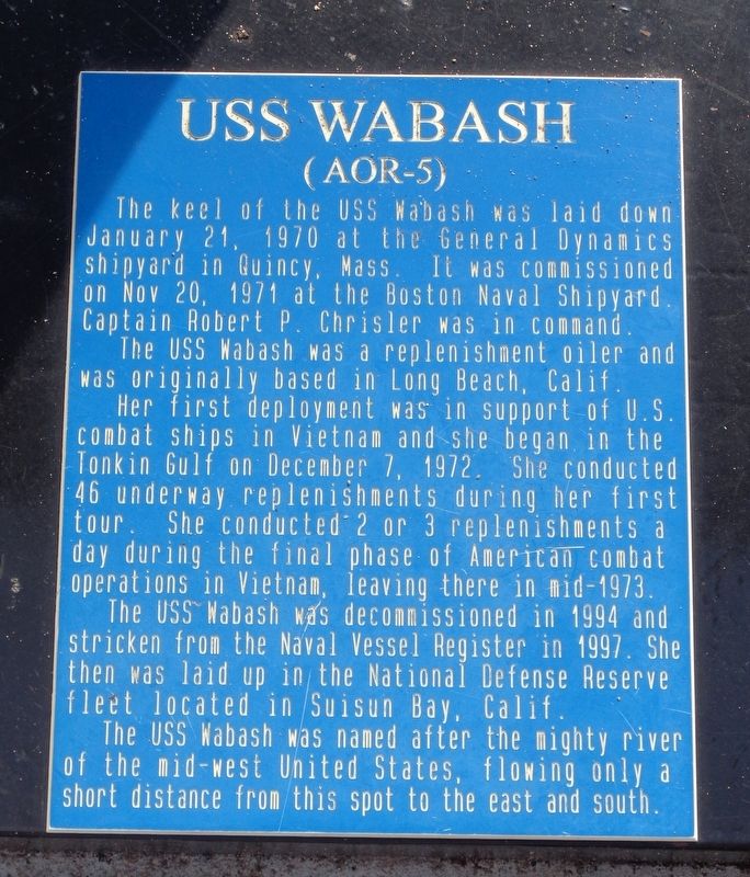 USS Wabash Marker image. Click for full size.