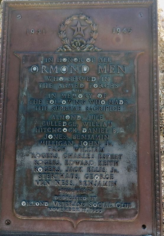 Ormond Men Marker image. Click for full size.