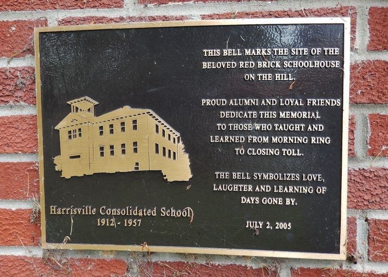 Harrisville Consolidated School Marker image. Click for full size.