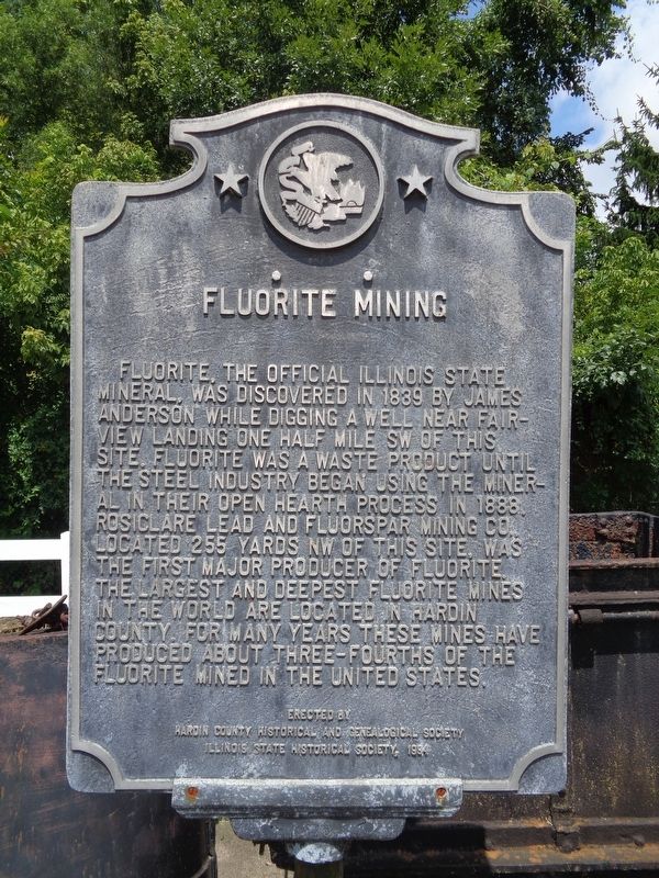 Fluorite Mining Marker image. Click for full size.