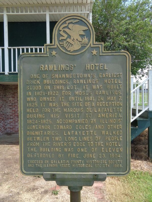 Rawlings' Hotel Marker. Click for full size. Rawlings' Hotel Marker image. Click for full size.