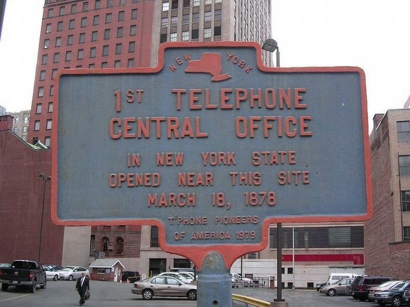 Central Office Marker in an Older Paint Scheme image. Click for full size.