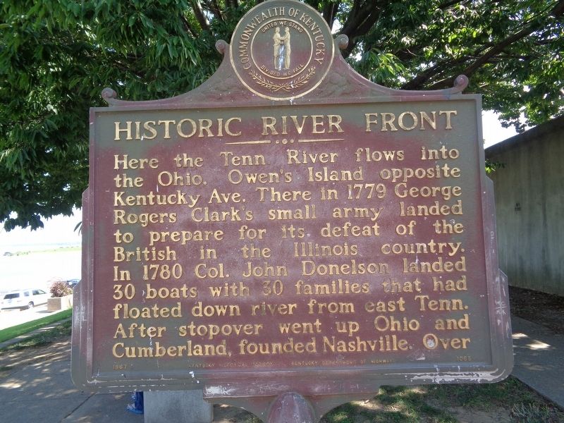 Historic Riverfront Marker image. Click for full size.