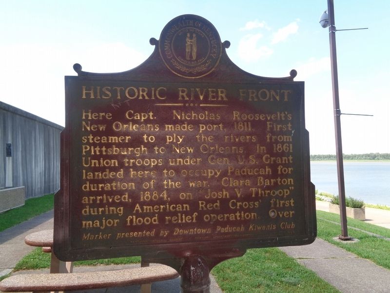 Historic Riverfront Marker image. Click for full size.