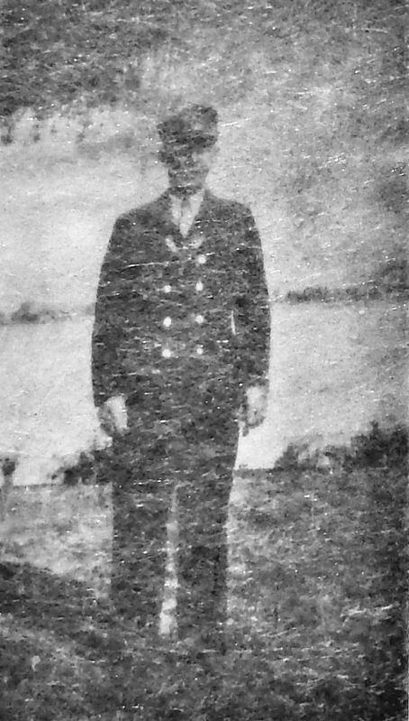 Marker detail: John P. Campbell, the last lightkeeper at Old Mackinaw Point. Click for full size. Marker detail: John P. Campbell, the last lightkeeper at Old Mackinaw Point image. Click for full size.