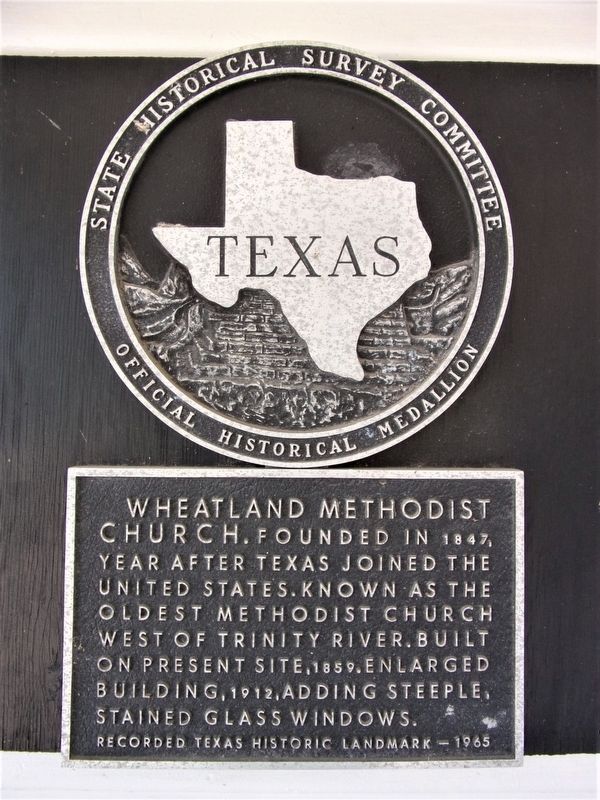 Wheatland Methodist Church Marker image. Click for full size.