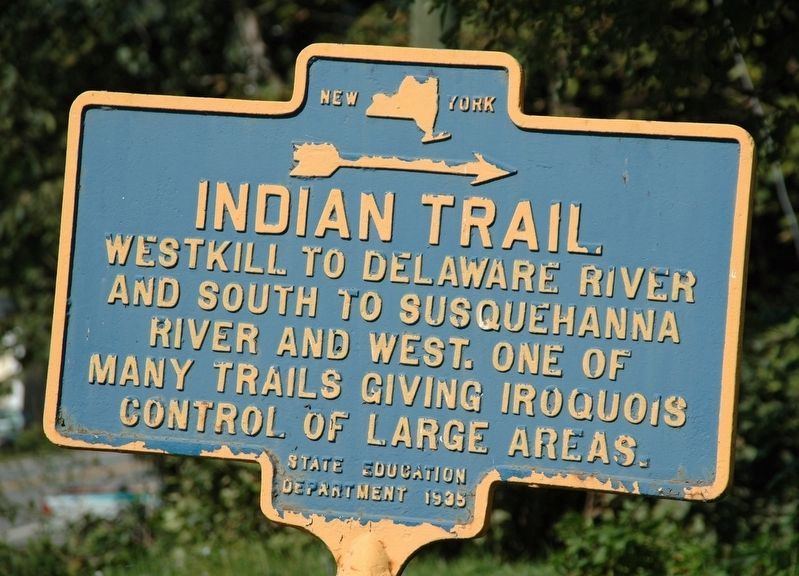 Indian Trail Marker image. Click for full size.
