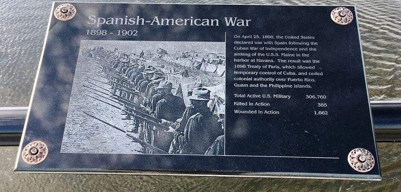 Spanish – American War Marker image. Click for full size.