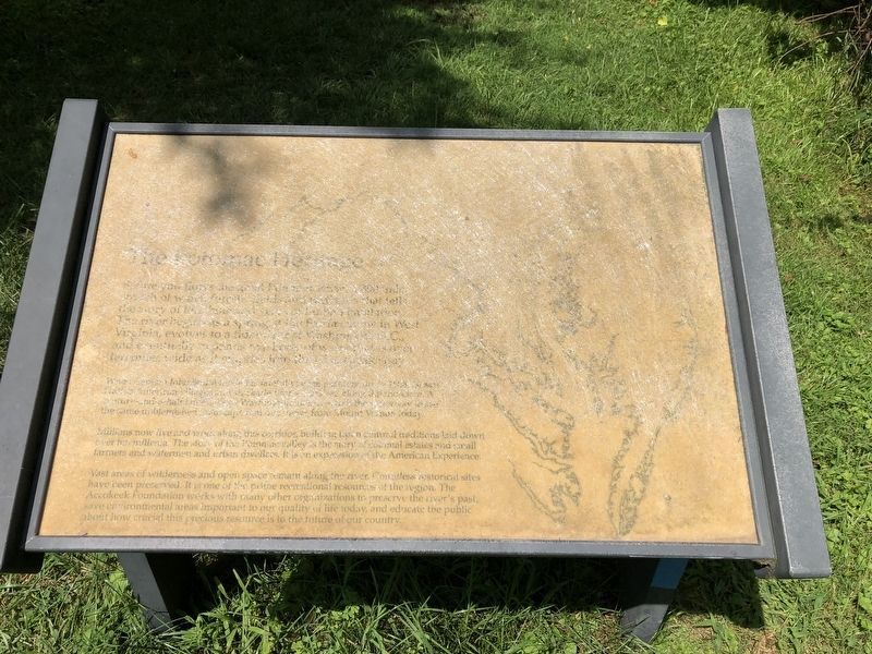 The Potomac Heritage Marker image. Click for full size.