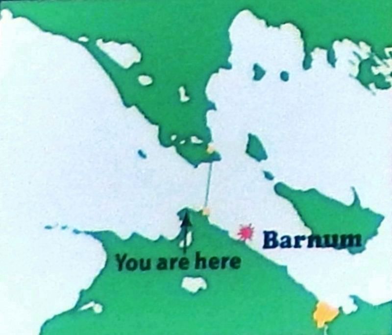Marker detail: <i>William H. Barnum</i> Shipwreck Location image. Click for full size.