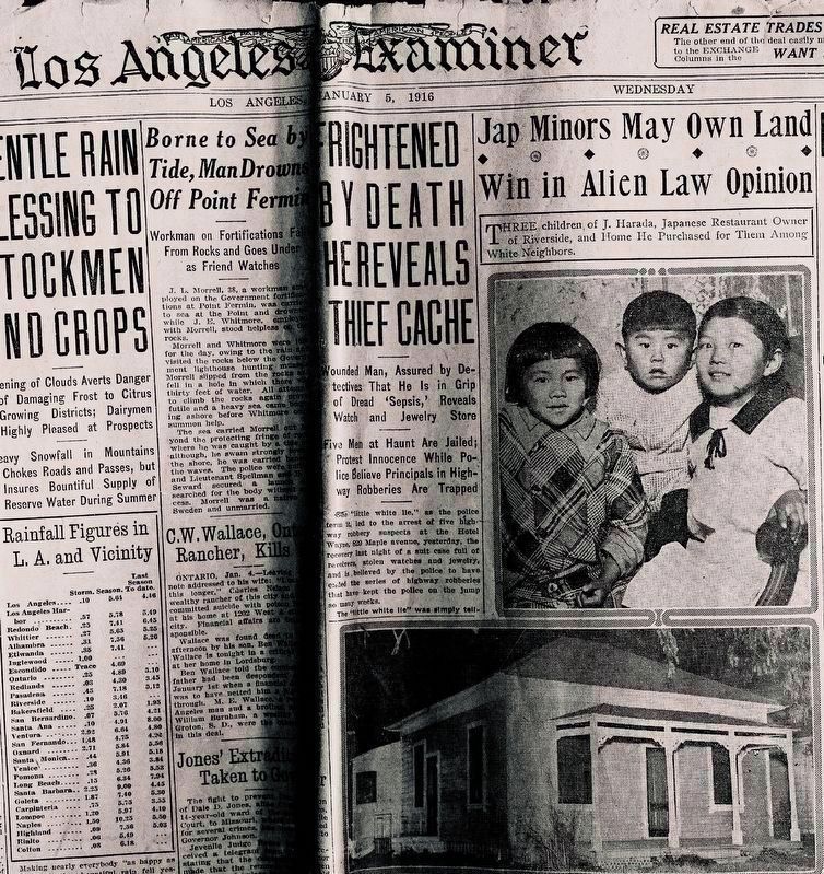 Headlines � 1916 Lawsuit image. Click for full size.