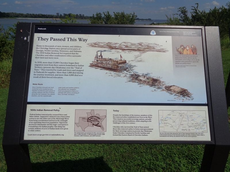 They Passed This Way Marker image. Click for full size.