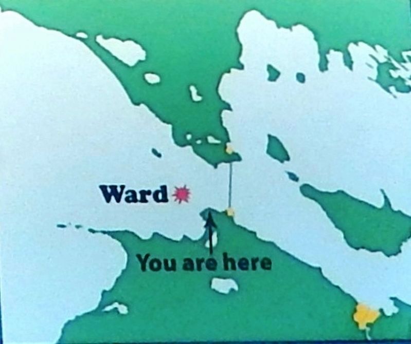 Marker detail: <i>Eber Ward</i> Shipwreck Location image. Click for full size.