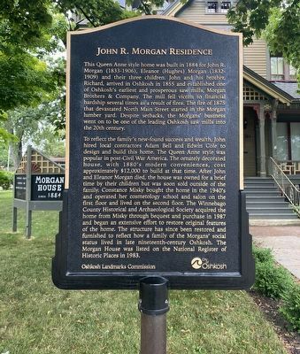 John R. Morgan Residence Marker image. Click for full size.