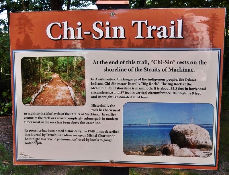 Chi-Sin Trail Marker image. Click for full size.