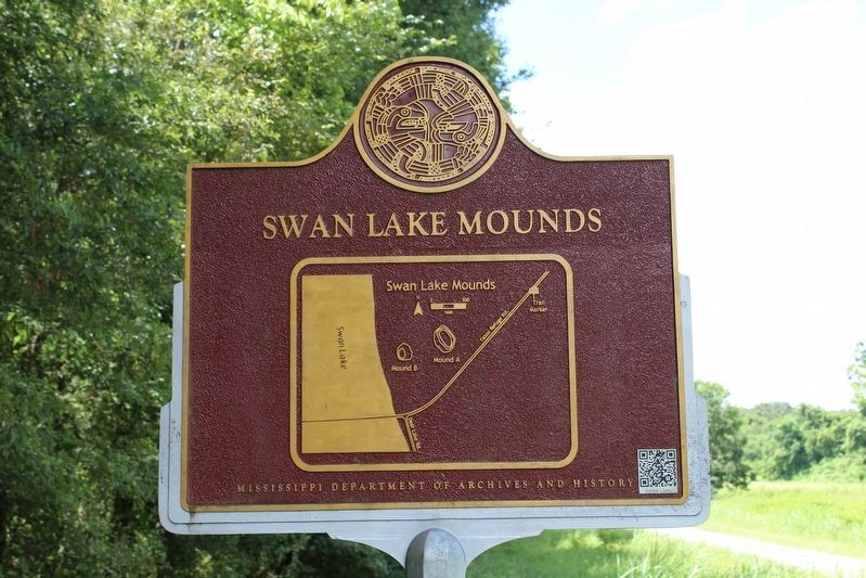 Swan Lake Mounds Marker (Back) image. Click for full size.