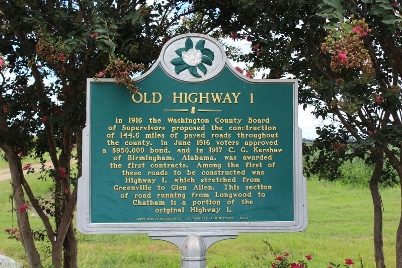 Old Highway 1 Marker image. Click for full size.