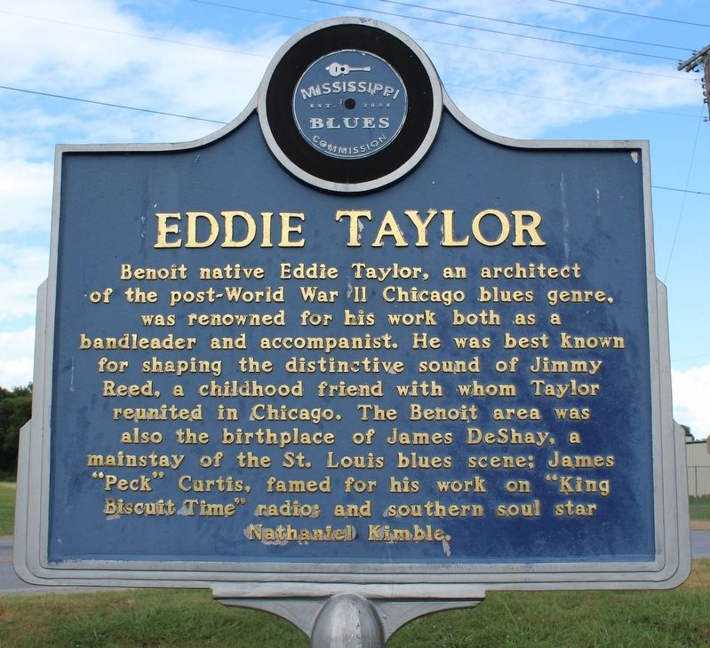 Eddie Taylor Marker (Front) image. Click for full size.