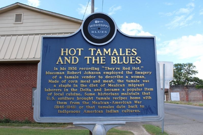 Hot Tamales and the Blues Marker (Front) image. Click for full size.