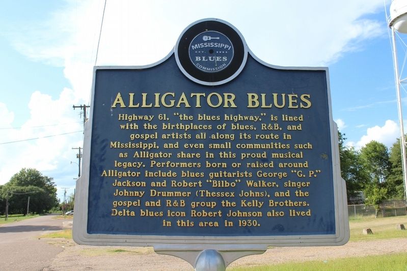Alligator Blues Marker (Front) image. Click for full size.