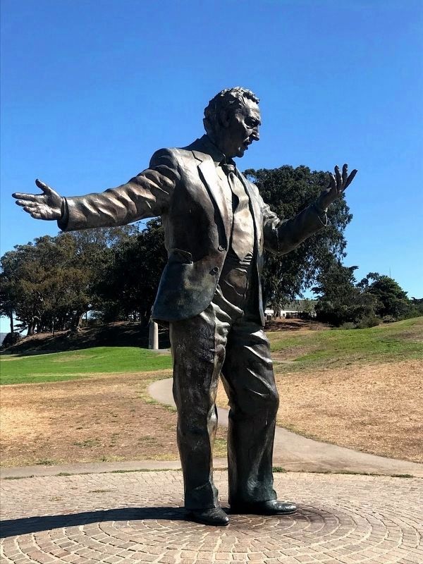 Congressman Phillip Burton Statue image. Click for full size.