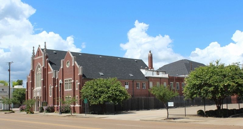 First United Methodist Church Marker image. Click for full size.