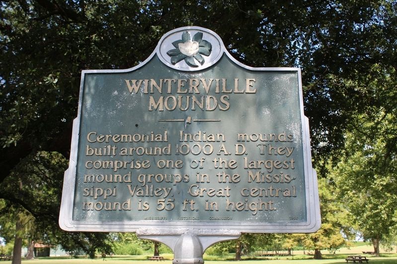 Winterville Mounds Marker image. Click for full size.
