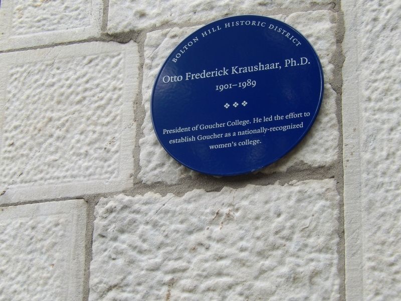 Otto Frederick Kraushaar, Ph.D. Marker image. Click for full size.