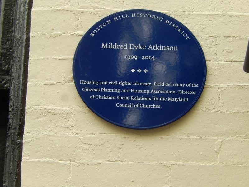 Mildred Dyke Atkinson Marker image. Click for full size.