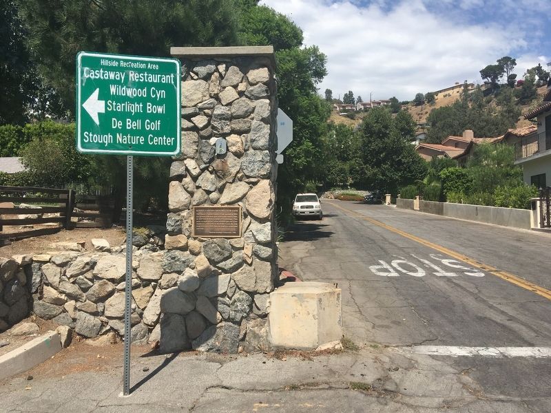 Sunset Canyon Gate Marker image. Click for full size.