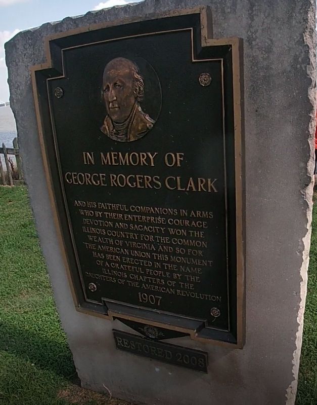 In Memory of George Rogers Clark Marker image. Click for full size.