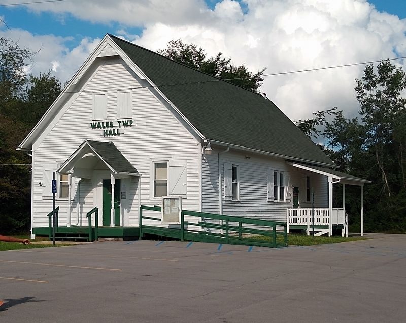 Wales Township Hall image. Click for full size.