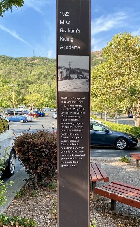 Miss Graham's Riding Academy Marker image. Click for full size.
