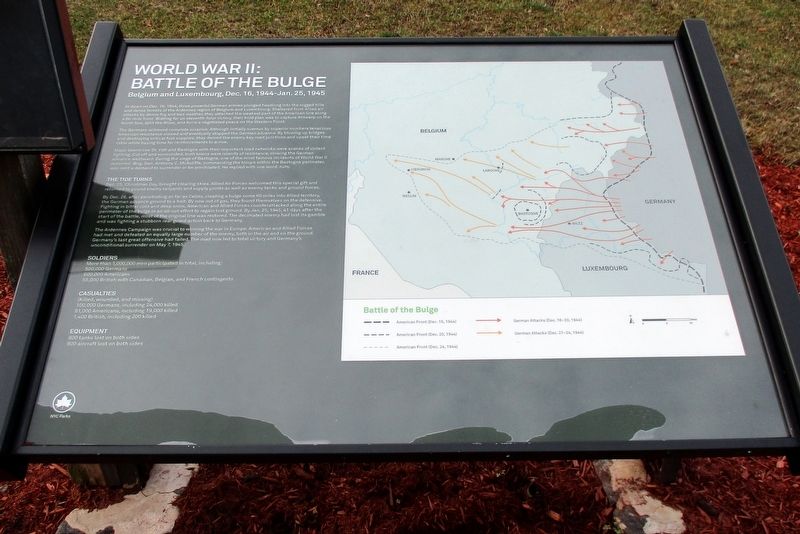 Battle of the Bulge wayside image. Click for full size.