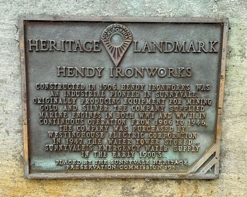 Hendy Ironworks Marker image. Click for full size.