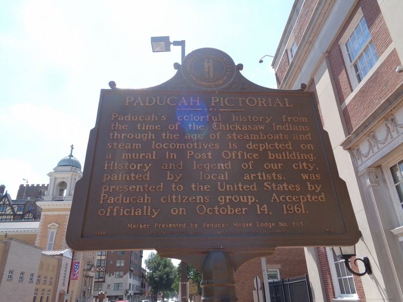 Paducah Pictorial Marker image. Click for full size.