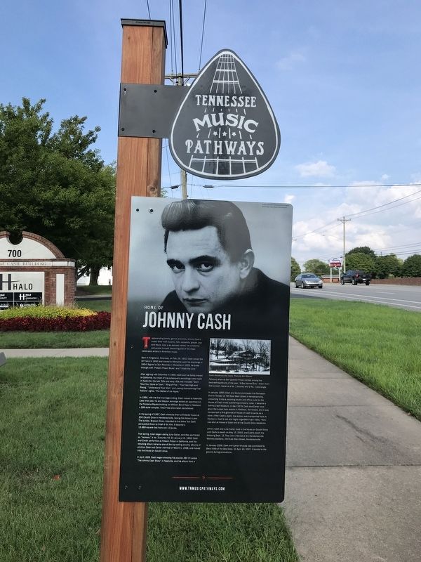 Home of Johnny Cash Marker image. Click for full size.