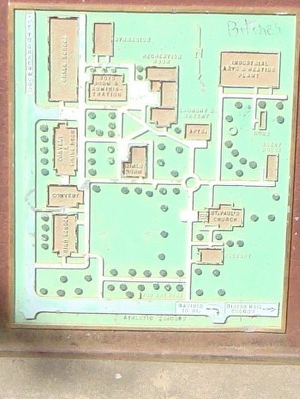 Layout of Marty Indian School image. Click for full size.