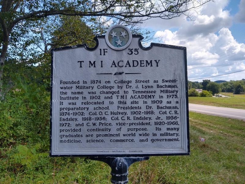 T M I Academy Marker. Click for full size. T M I Academy Marker image. Click for full size.